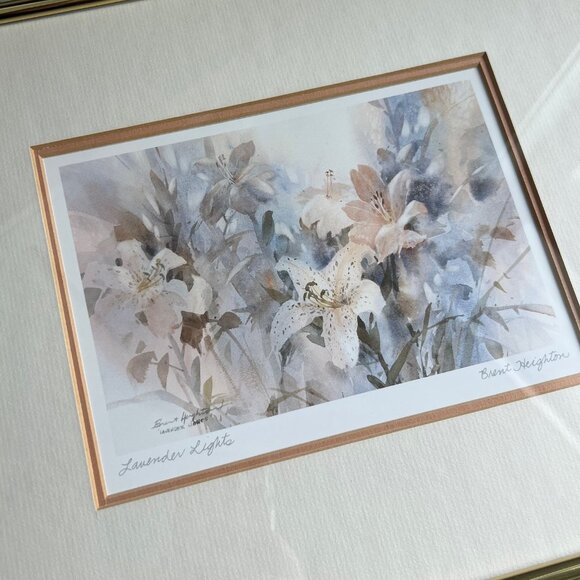 Brent Heighton Lavender Lights Elegant Impressionist Art Print, 14.5”x11.5" - Picture 3 of 11